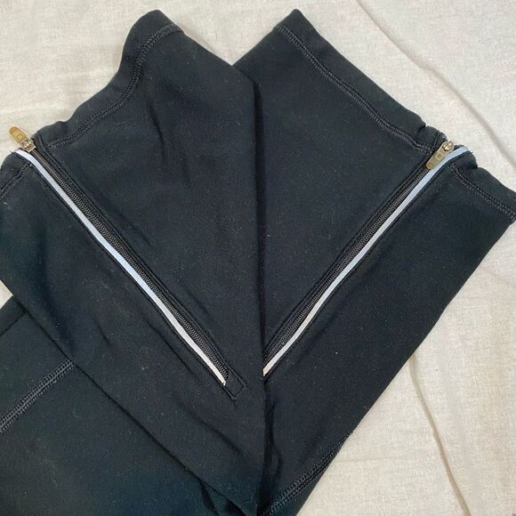 Ladies Nike Dri-Fit Black Zipper Bottom Detail Athletic Pants Size Large - Picture 11 of 13